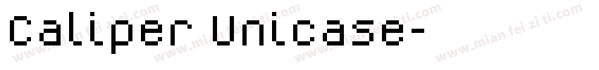 Caliper Unicase字体转换